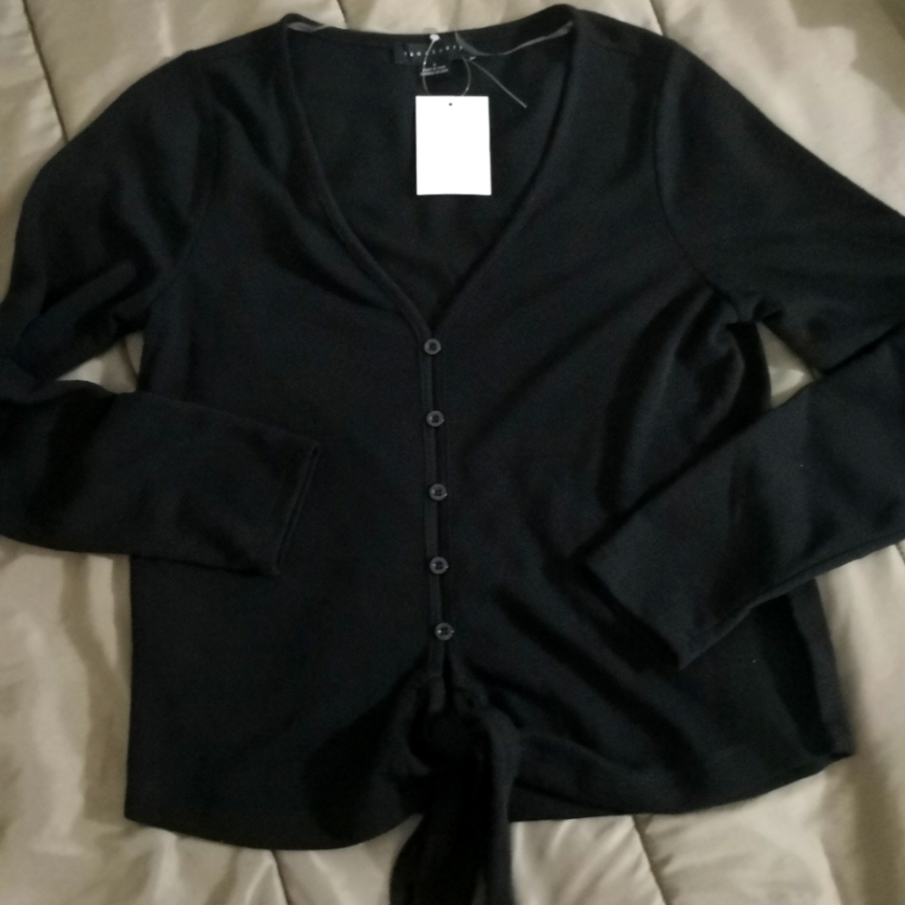 COPY - Aubrey Front Tie Button Down Top S